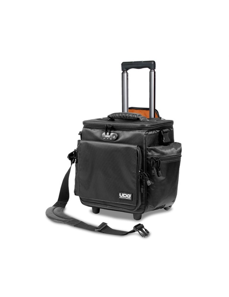 U9981BL/OR - ULTIMATE SLINGBAG TROLLEY DELUXE BLACK, ORANGE INSIDE