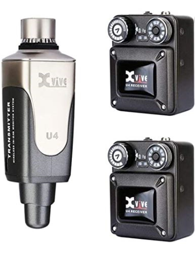 U4R2 (1 EMISOR + 2 RECEPTORES) - PARA IN-EAR
