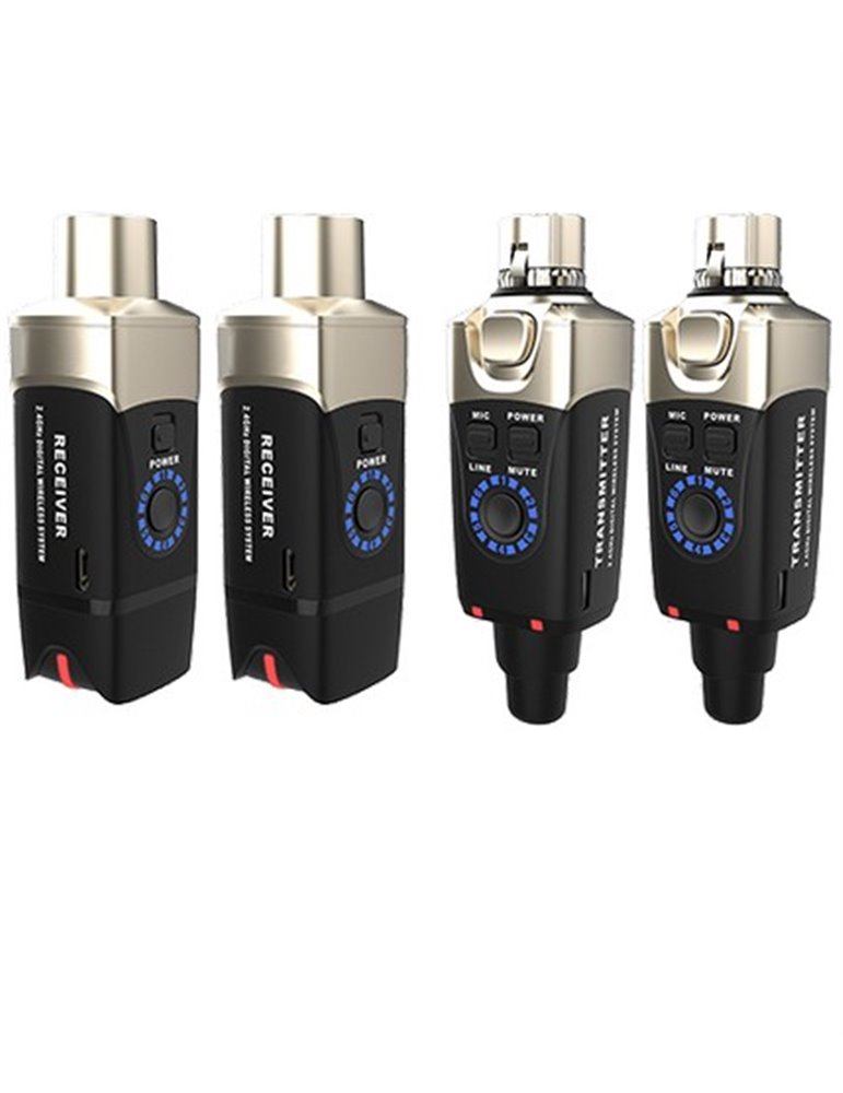 U3D (2 EMISORES + 2 RECEPTORES) - PARA MICRÓFONOS