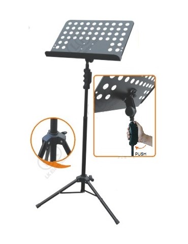 ATRIL DE DIRECTOR NEGRO ADMIRA MUS032