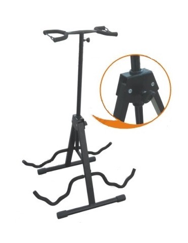 SOPORTE DE GUITARRA PROFESIONAL DOBLE ADMIRA GS028