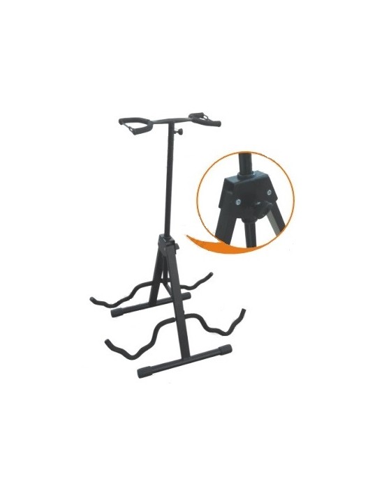 SOPORTE DE GUITARRA PROFESIONAL DOBLE ADMIRA GS028