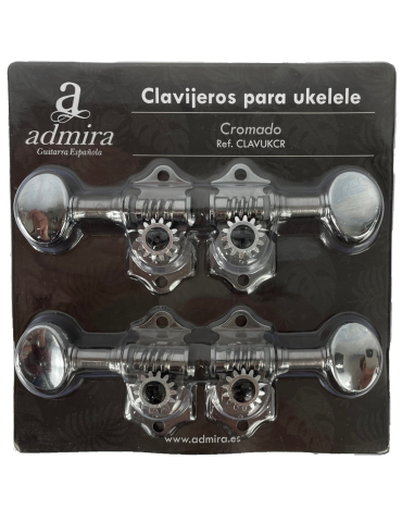 CLAVIJERO ADMIRA PARA UKELELE CROMADO