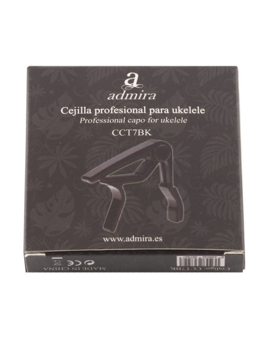 CEJILLA ADMIRA PARA UKELELE ACABADO NEGRO