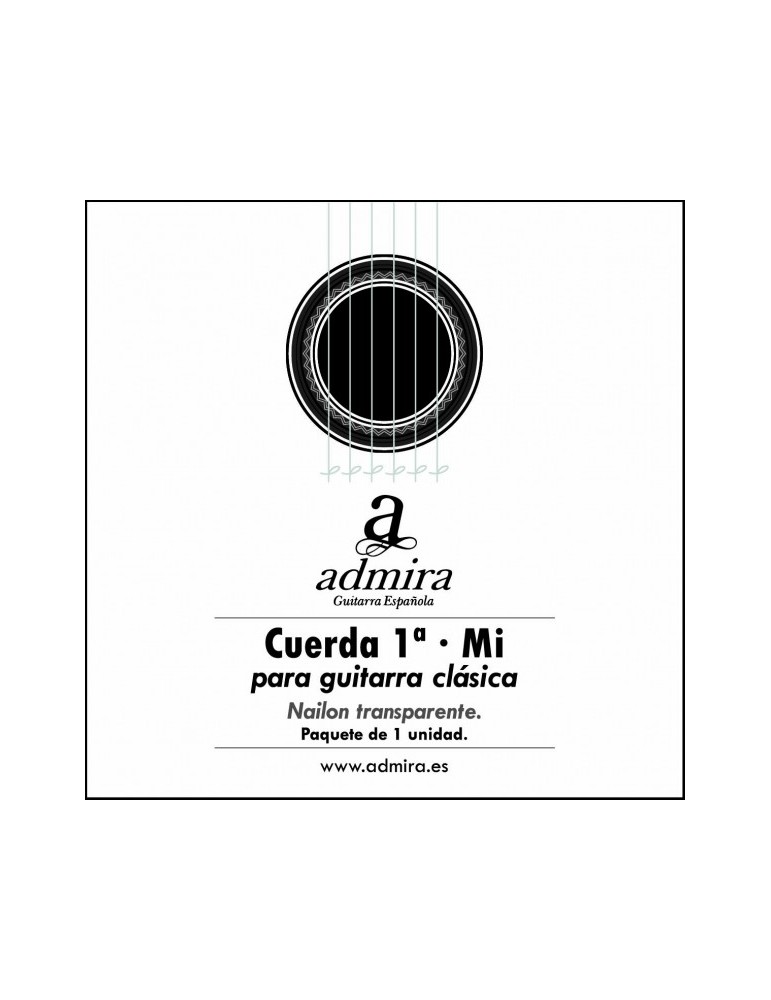 1ª CUERDA ADMIRA PARA GUITARRA CLÁSICA CA501CL