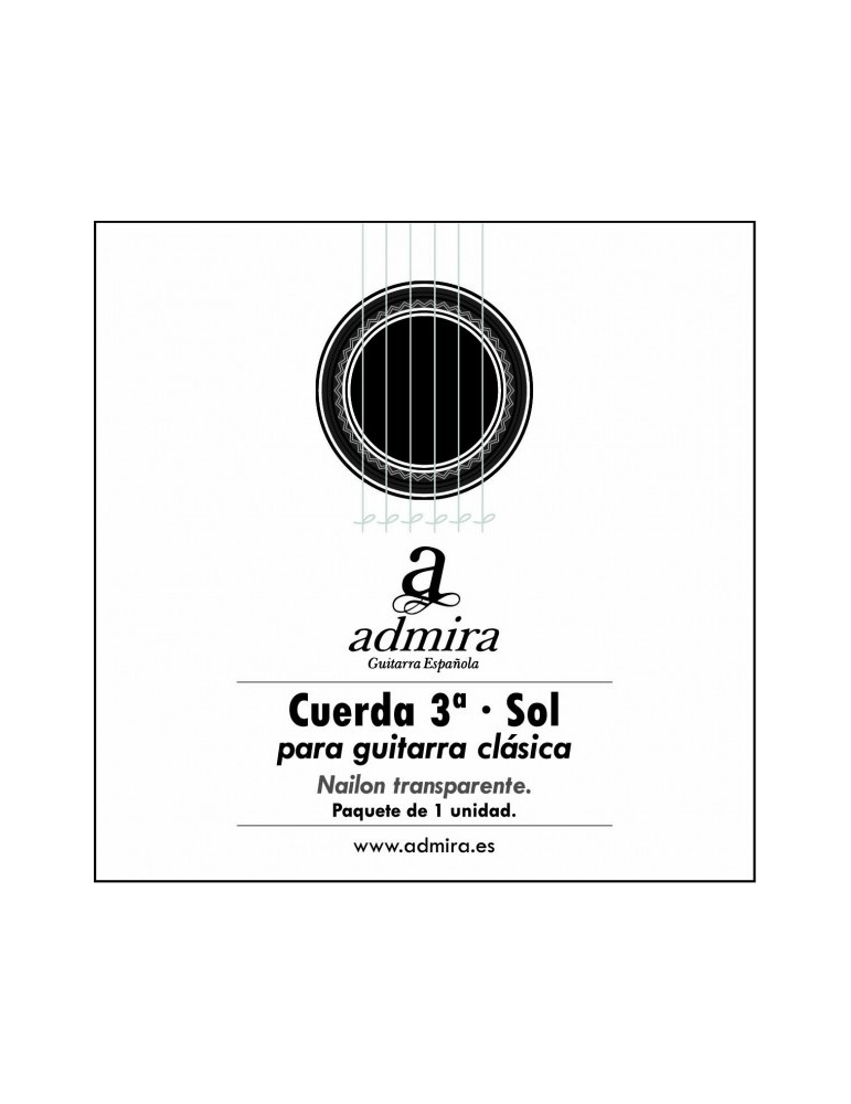 3ª CUERDA ADMIRA PARA GUITARRA CLÁSICA CA503CL