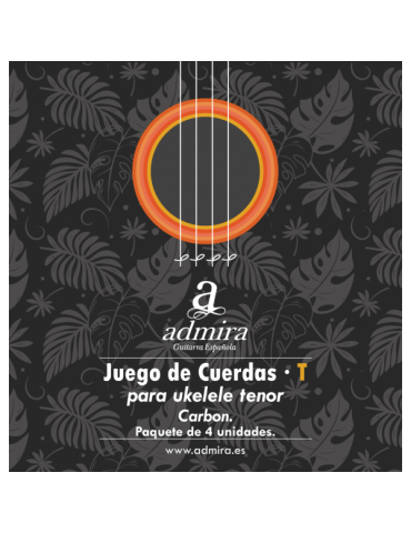 JUEGO DE CUERDAS ADMIRA PARA UKELELE TENOR CA500UKCT CARBON