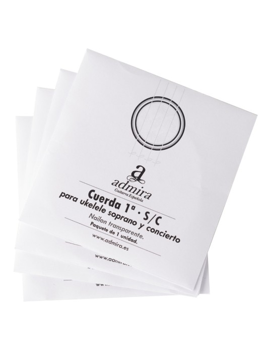 JUEGO DE CUERDAS ADMIRA PARA UKELELE SOPRANO Y CONCIERTO CA500UKSC NAILON
