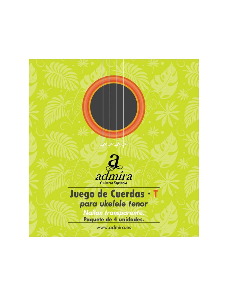 JUEGO DE CUERDAS ADMIRA PARA UKELELE TENOR CA500UKT