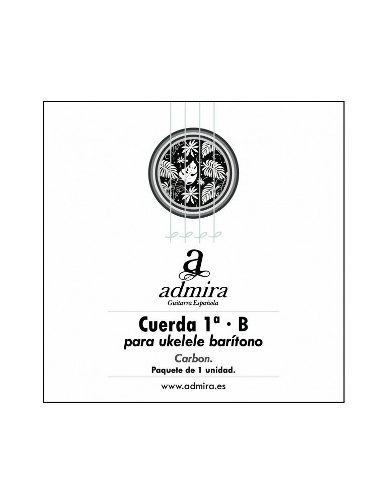 1ª CUERDA ADMIRA PARA UKELELE BARITONO NAILON CARBON CA501UKB