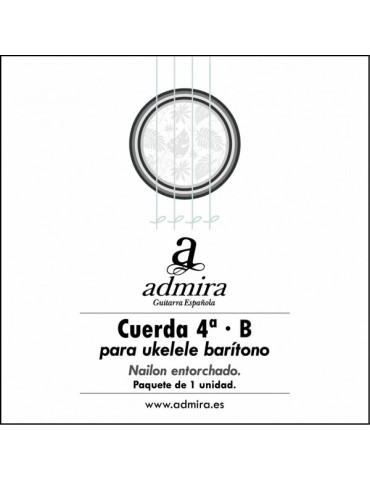 4ª CUERDA ADMIRA PARA UKELELE BARITONO NAILON ENTORCHADO CA504UKB