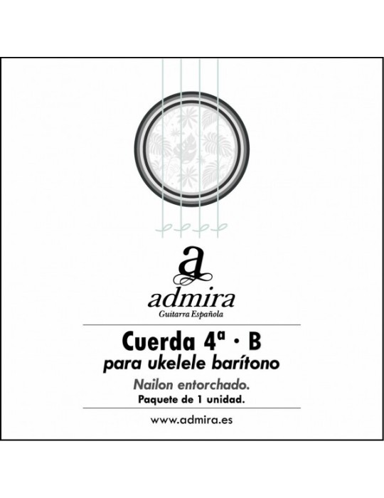 4ª CUERDA ADMIRA PARA UKELELE BARITONO NAILON ENTORCHADO CA504UKB