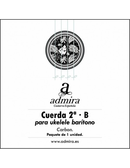 2ª CUERDA ADMIRA PARA UKELELE BARITONO NAILON CARBON CA502UKB