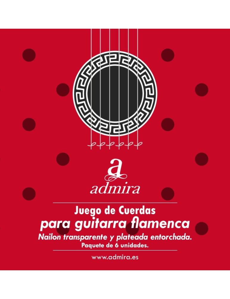 JUEGO DE CUERDAS ADMIRA PARA GUITARRA FLAMENCA