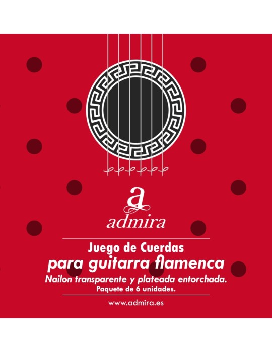 JUEGO DE CUERDAS ADMIRA PARA GUITARRA FLAMENCA