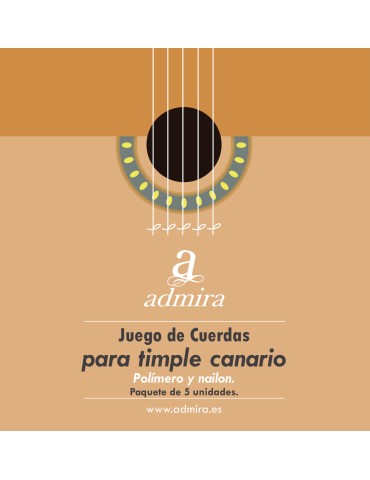 JUEGO DE CUERDAS ADMIRA PARA TIMPLE SOPRANO