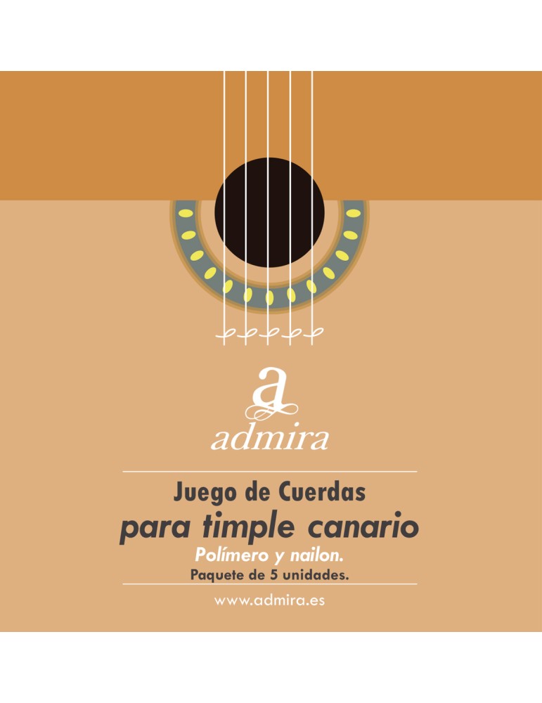 JUEGO DE CUERDAS ADMIRA PARA TIMPLE SOPRANO