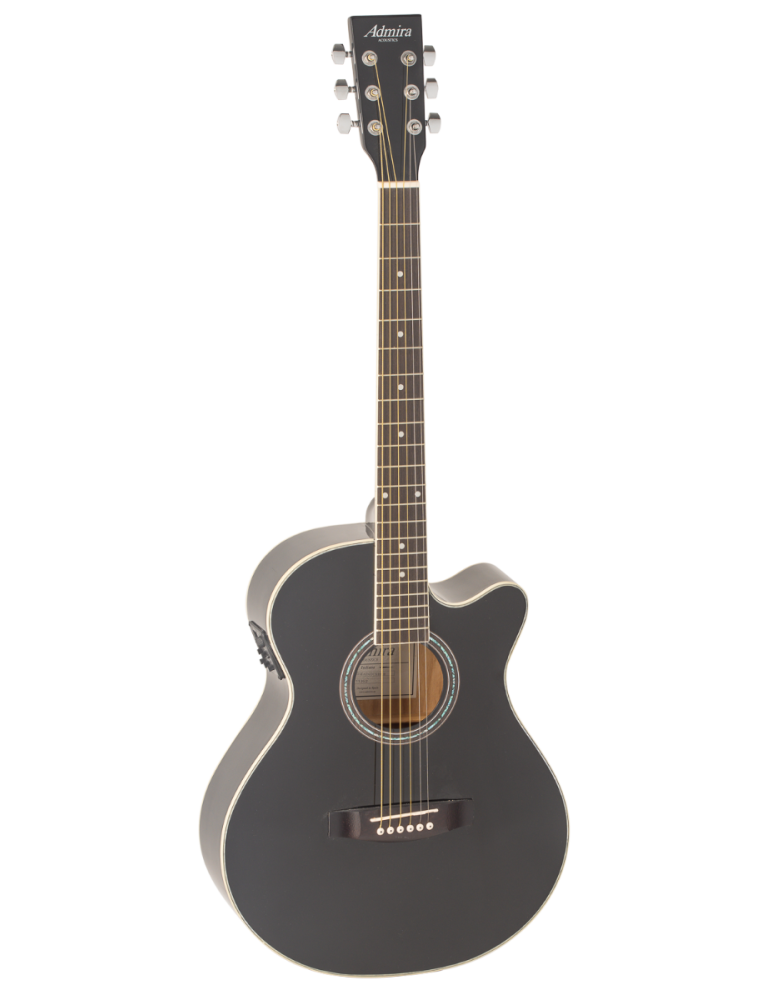 GUITARRA ACÚSTICA ADMIRA INDIANA NEGRA BRILLO