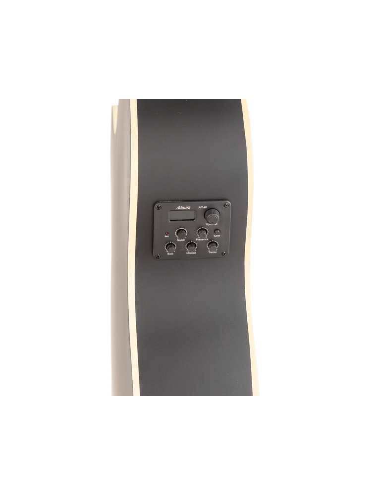 GUITARRA ACÚSTICA ADMIRA INDIANA NEGRA BRILLO