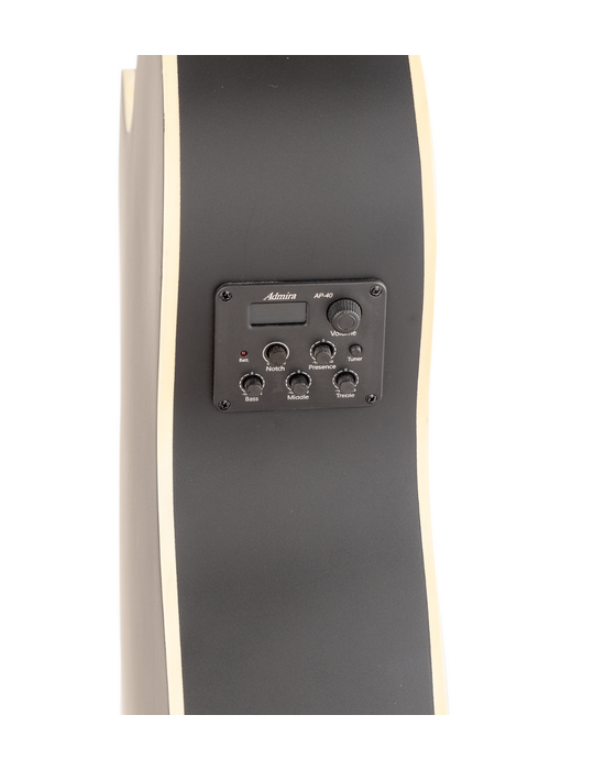 GUITARRA ACÚSTICA ADMIRA INDIANA NEGRA BRILLO