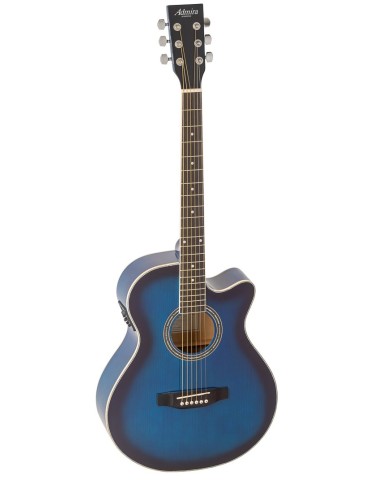 GUITARRA ACÚSTICA ADMIRA INDIANA AZUL SATINADA