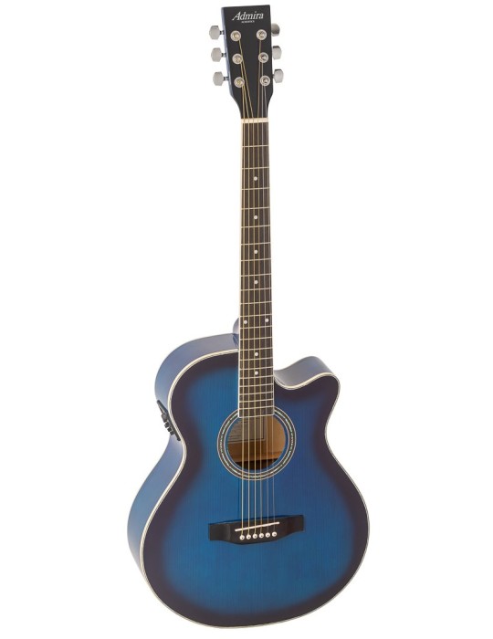 GUITARRA ACÚSTICA ADMIRA INDIANA AZUL SATINADA