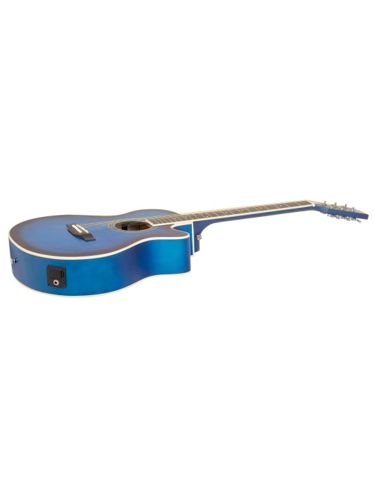 GUITARRA ACÚSTICA ADMIRA INDIANA AZUL SATINADA