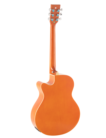 GUITARRA ACÚSTICA ADMIRA INDIANA NARANJA BRILLO 2