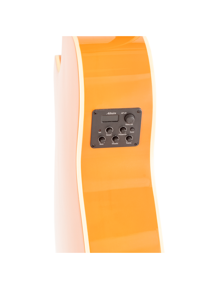 GUITARRA ACÚSTICA ADMIRA INDIANA NARANJA BRILLO