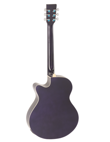GUITARRA ACÚSTICA ADMIRA INDIANA MORADA BRILLO 2