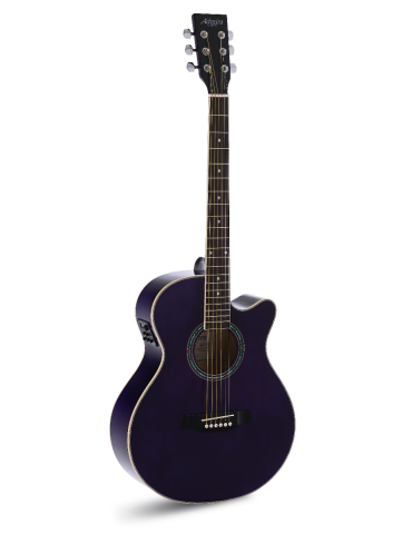 GUITARRA ACÚSTICA ADMIRA INDIANA MORADA SATINADA