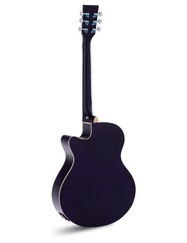 GUITARRA ACÚSTICA ADMIRA INDIANA MORADA SATINADA 2