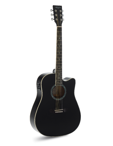 GUITARRA ACÚSTICA ADMIRA TENNESSEE NEGRA BRILLO