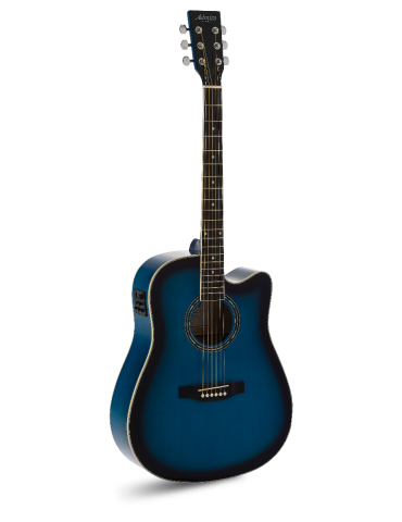 GUITARRA ACÚSTICA ADMIRA TENNESSEE AZUL SATINADA