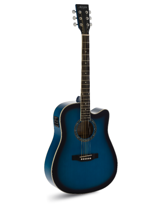GUITARRA ACÚSTICA ADMIRA TENNESSEE AZUL SATINADA