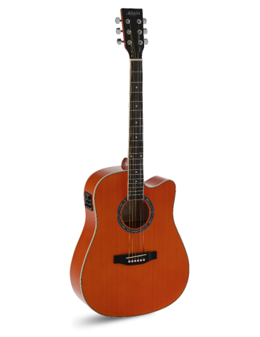 GUITARRA ACÚSTICA ADMIRA TENNESSEE NARANJA BRILLO