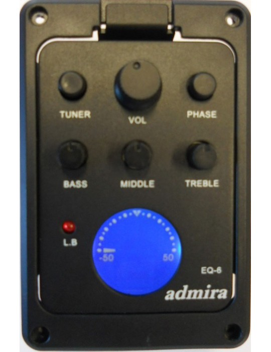 GUITARRA CLÁSICA ADMIRA JUANITA ELECTRIFICADA EQ6 CON CUTAWAY SERIE ESTUDIO