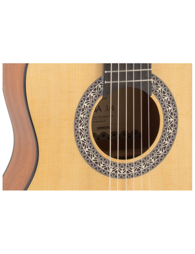 GUITARRA CLÁSICA ADMIRA ALBA 3/4 CADETE SERIE INICIACIÓN BRILLO