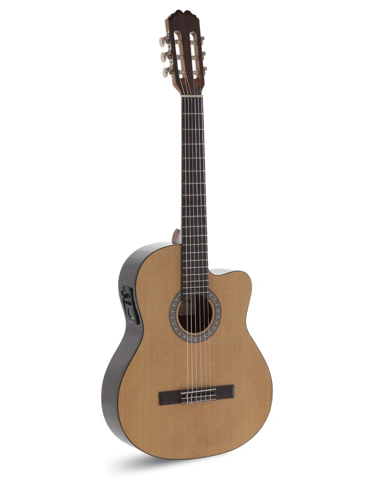 GUITARRA CLASICA ADMIRA SARA 4/4 ELECTRIFICADA CON CUTAWAY SERIE INICIACIÓN BRILLO