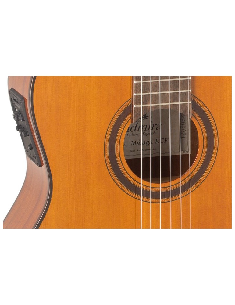 GUITARRA CLÁSICA ADMIRA MÁLAGA ELECTRIFICADA CUTAWAY FISHMAN SERIE CONSERVATORIO