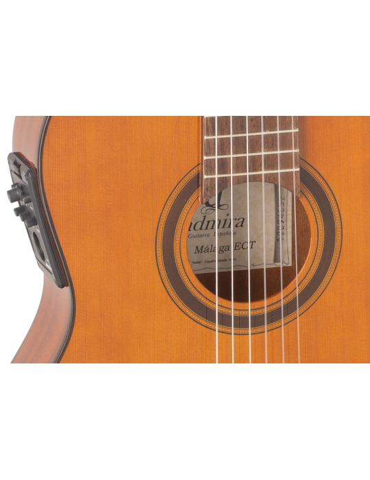 GUITARRA CLÁSICA ADMIRA MÁLAGA ELECTRIFICADA CUTAWAY CUERPO ESTRECHO FISHMAN SERIE CONSERVATORIO