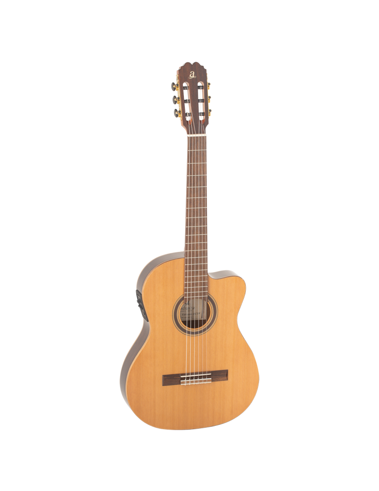 GUITARRA CLÁSICA ADMIRA VIRTUOSO ELECTRIFICADA FISHMAN CUERPO ESTRECHO CUTAWAY SERIE CONSERVATORIO