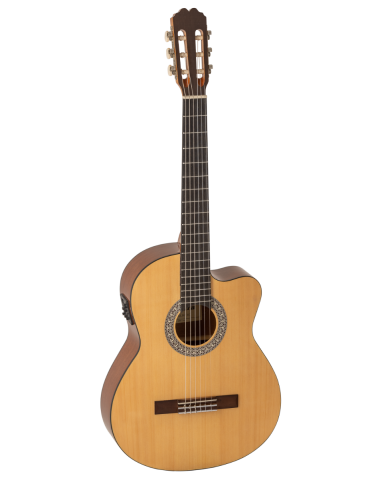 GUITARRA CLÁSICA ADMIRA ALBA 4/4 ELECTRIFICADA CON CUTAWAY SERIE INICIACIÓN BRILLO