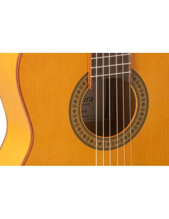 GUITARRA CLÁSICA ADMIRA TRIANA SERIE FLAMENCO SATINADA ELECTRIFICADA CON EQ6