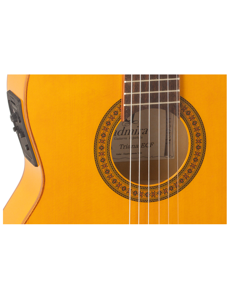 GUITARRA CLÁSICA ADMIRA TRIANA SERIE FLAMENCO ELECTRIFICADA CUTAWAY FISHMAN