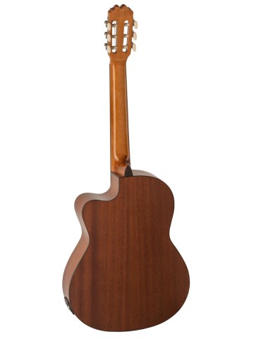 GUITARRA CLÁSICA ADMIRA ALBA 4/4 ELECTRIFICADA CON CUTAWAY ZURDA SERIE INICIACIÓN BRILLO