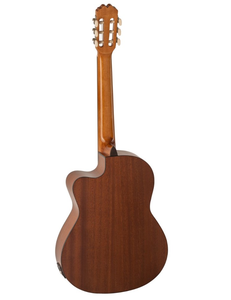 GUITARRA CLÁSICA ADMIRA ALBA 4/4 ELECTRIFICADA CON CUTAWAY ZURDA SERIE INICIACIÓN BRILLO