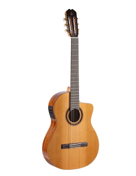 GUITARRA CLÁSICA ADMIRA GRANADA ELECTRIFICADA FISHMAN CUTAWAY ESTRECHA SERIE CONSERVATORIO