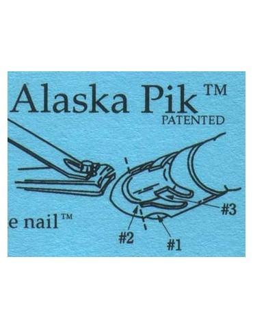 PUA PARA UÑA DE PLASTICO PAQUETE DE 12 DE 20mm 2