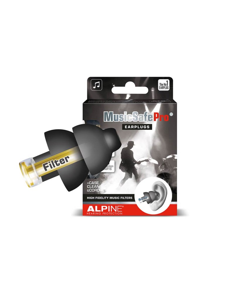 TAPONES OÍDOS MUSICSAFEPRO NEGRO